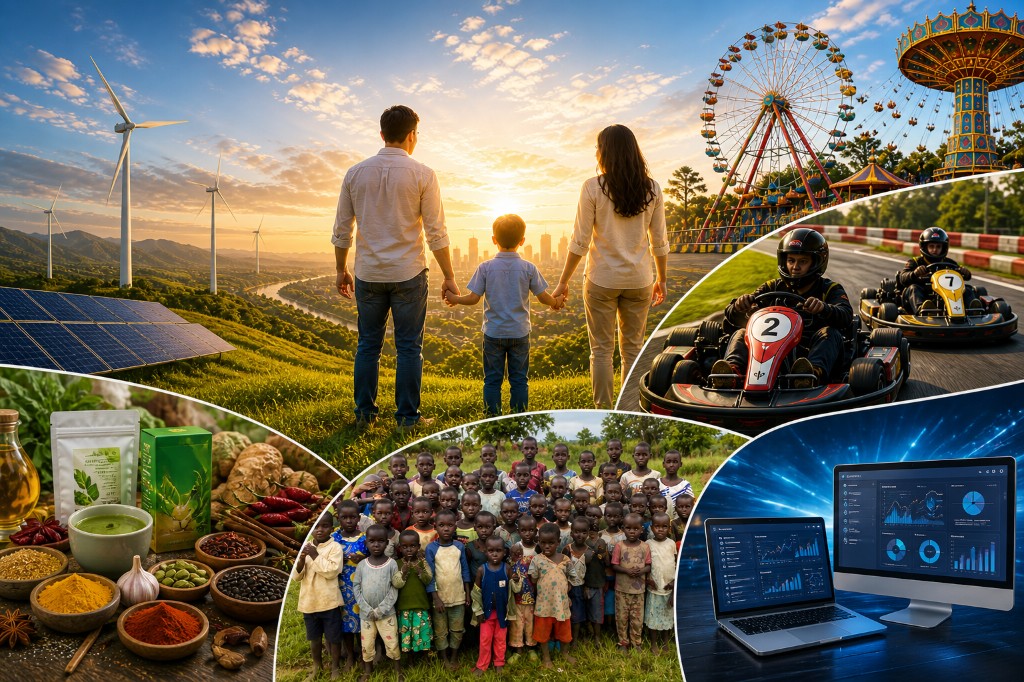 Goodyear Group — family, sustainability, amusement, community, wellness, and technology